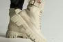 Женские ботинки кожаные весенне-осенние молочные Udg 2202/103 на байке Фото 7