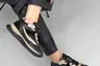 Кросівки жіночі шкіряні чорні із вставками замші. Фото 3