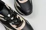 Кросівки жіночі шкіряні чорні із вставками замші. Фото 14