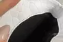 Ботинки казаки женские кожа рептилия белого цвета на каблуке демисезонные Фото 11