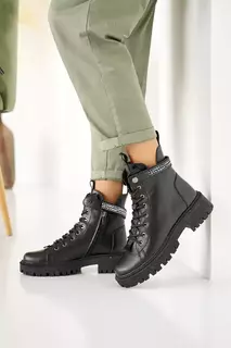 Женские ботинки кожаные зимние черные Vikont 45