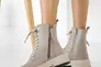 Женские ботинки кожаные зимние бежевые VlaMar 206 Фото 3