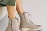 Женские ботинки кожаные зимние бежевые VlaMar 206 Фото 7