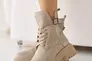 Женские ботинки кожаные зимние бежевые Yuves 445 Фото 1
