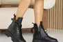 Женские ботинки кожаные зимние черные Yuves 445 Фото 7