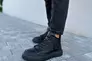 Ботинки мужские кожаные черные на черной подошве демисезонные Фото 2