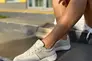 Кросівки жіночі шкіряні бежеві із вставками замші. Фото 15
