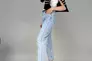 Кроссовки женские кожаные бежевые с вставками черной замши Фото 7