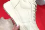 Кросівки жіночі шкіра флотар білого кольору демісезонні Фото 14