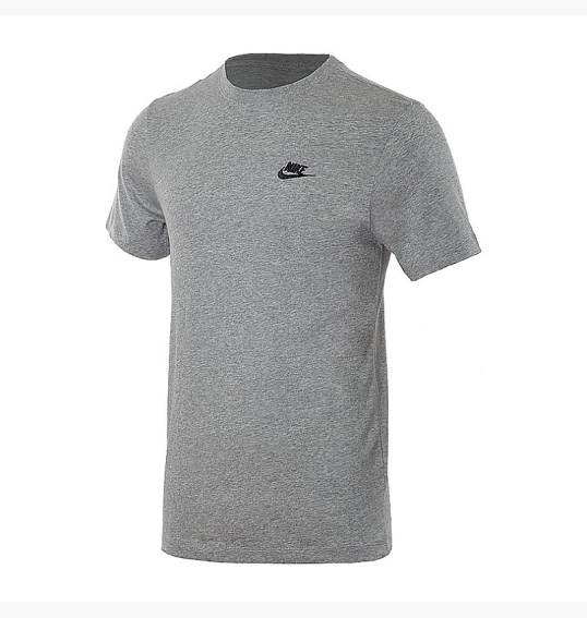Футболка Nike M Nsw Club Tee Grey AR4997-064 фото 6 — інтернет-магазин Tapok