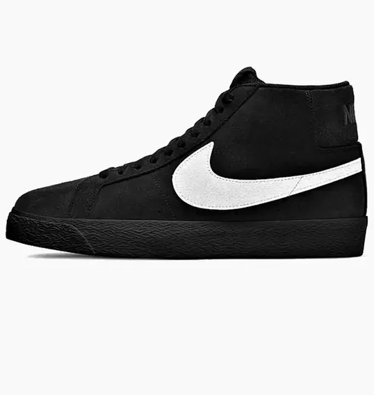 Кроссовки Nike Sb Zoom Blazer Mid Black 864349-007 фото 1 — интернет-магазин Tapok
