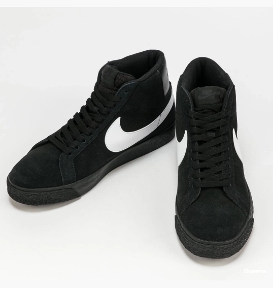 Кроссовки Nike Sb Zoom Blazer Mid Black 864349-007 фото 9 — интернет-магазин Tapok