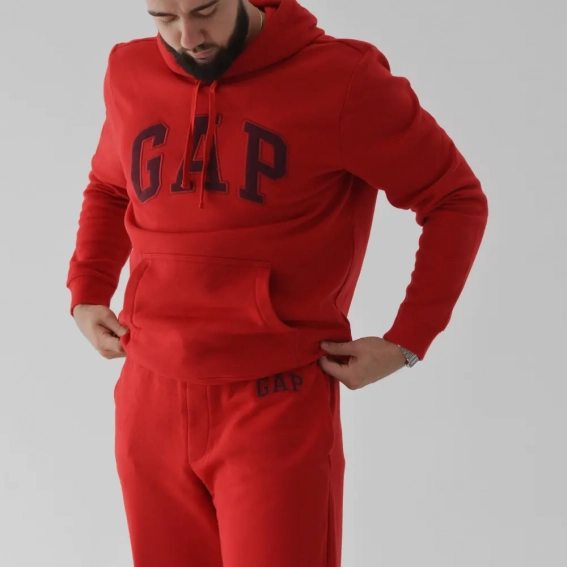 Брюки Gap Logo Fleece Joggers Red 221236291 фото 22 — интернет-магазин Tapok