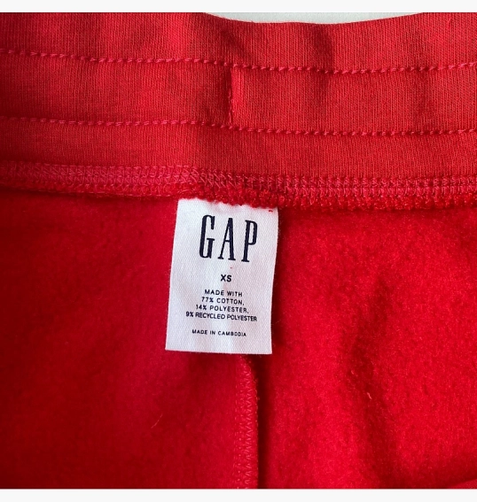 Брюки Gap Logo Fleece Joggers Red 221236291 фото 37 — интернет-магазин Tapok
