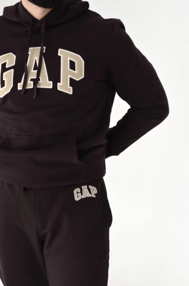 Брюки Gap Logo Fleece Pants turkish coffee 221236531 фото 9 — интернет-магазин Tapok