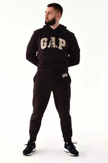Брюки Gap Logo Fleece Pants turkish coffee 221236531 фото 10 — интернет-магазин Tapok