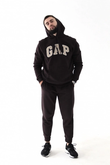 Брюки Gap Logo Fleece Pants turkish coffee 221236531 фото 12 — интернет-магазин Tapok