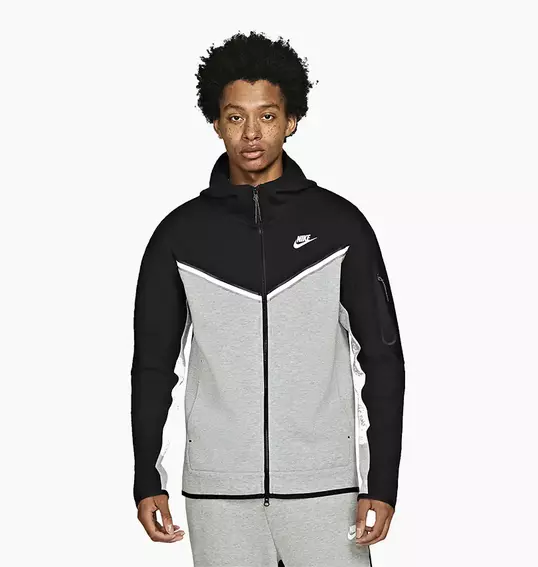 Толстовка Nike Sportswear Hoodie Black/Grey CU4489-016 фото 1 — інтернет-магазин Tapok