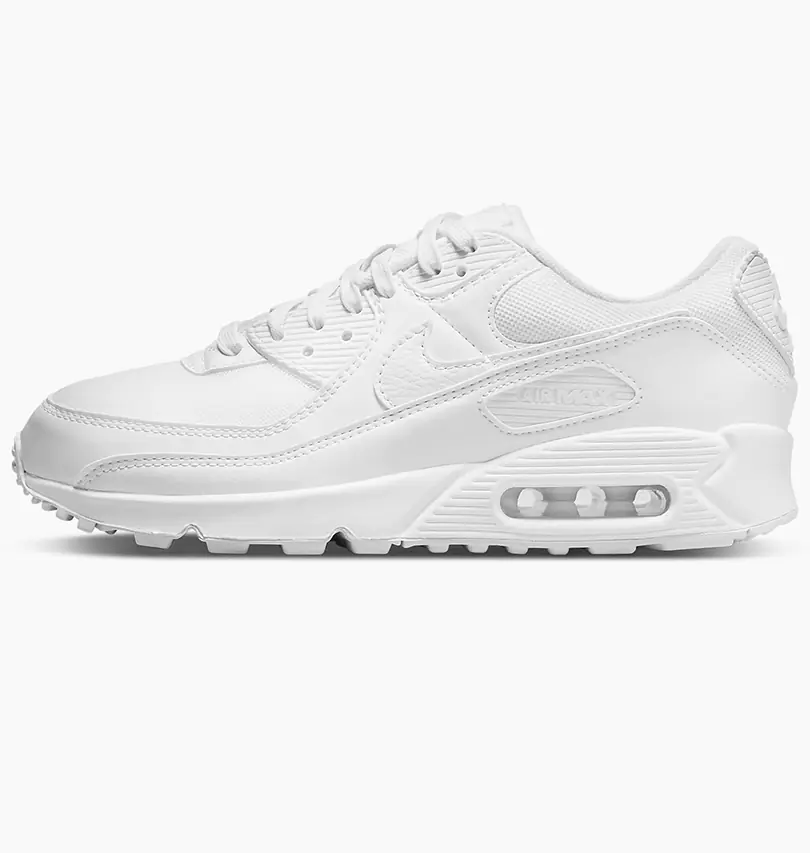 Solid white nikes deals