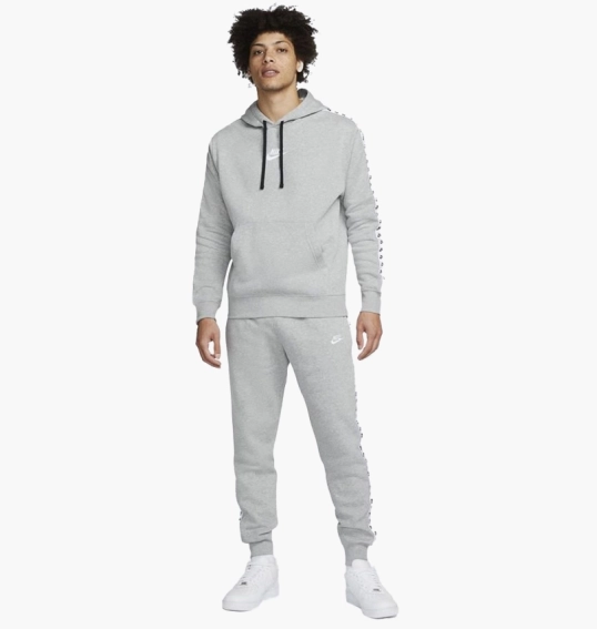 Спортивный костюм Nike Essential Hooded Tracksuit Flc Grey DM6838-063 фото 8 — интернет-магазин Tapok