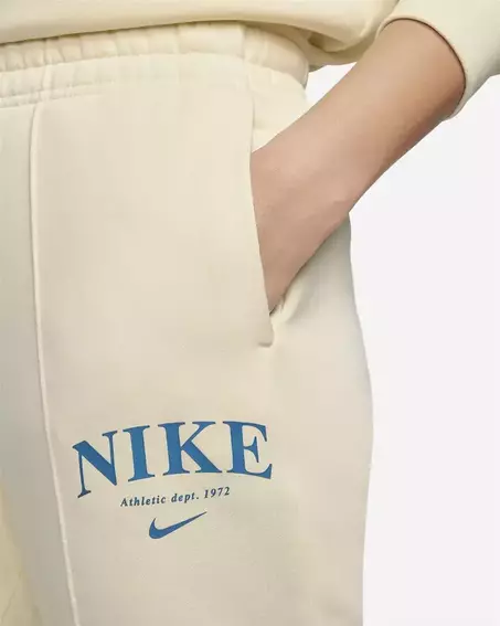 Штани жіночі Nike Womens Fleece Pants Beige Dq5384-113 фото 4 — інтернет-магазин Tapok