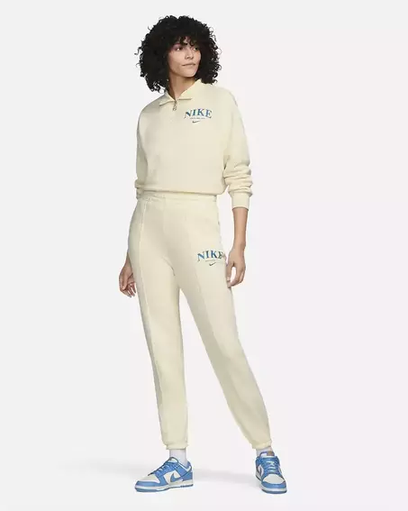 Штани жіночі Nike Womens Fleece Pants Beige Dq5384-113 фото 5 — інтернет-магазин Tapok
