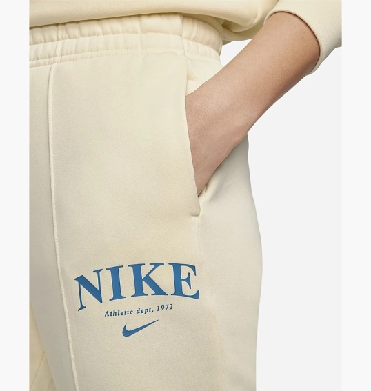 Штани жіночі Nike Womens Fleece Pants Beige Dq5384-113 фото 9 — інтернет-магазин Tapok