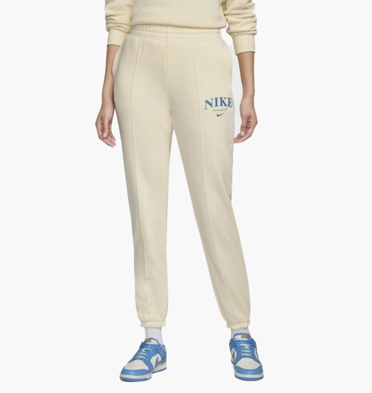 Штани жіночі Nike Womens Fleece Pants Beige Dq5384-113 фото 11 — інтернет-магазин Tapok