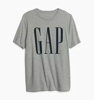 Футболка Gap Logo T-Shirt Grey 499630031