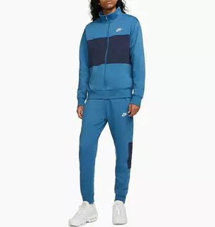 Спортивный костюм Nike Sportswear Sport Essentials Blue Dm6836-407