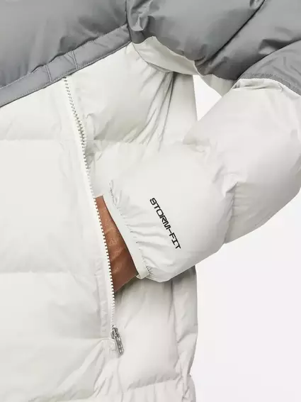 Куртка Nike M Nk Sf Wr Pl-Fld Hd Jkt Grey/White Dr9605-084 фото 5 — інтернет-магазин Tapok