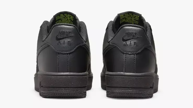 Кроссовки Nike Air Force 1 Low Crater Gs Triple Black Black Dh8695-001 фото 5 — интернет-магазин Tapok