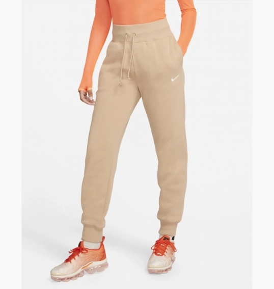 Штани жіночі Nike W Nsw Phnx Flc Hr Pant Std Beige Dq5688-200 фото 13 — інтернет-магазин Tapok