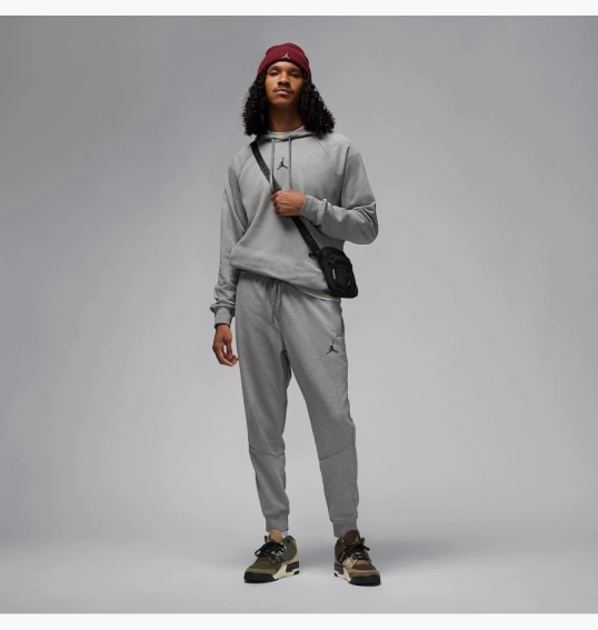Штани чоловічі Air Jordan Dri-Fit Sport Crossover Fleece Grey Dq7332-091 фото 16 — інтернет-магазин Tapok