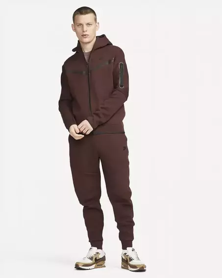 Толстовка Nike Sportswear Tech Fleece Brown Cu4489-227 фото 9 — интернет-магазин Tapok