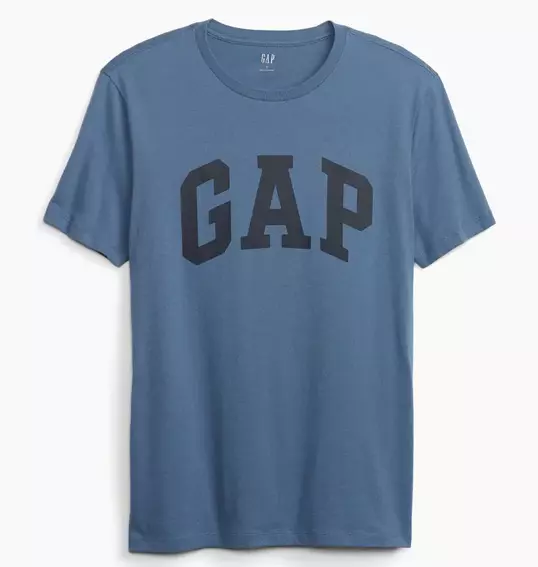 Футболка Gap Logo T-Shirt Blue 547309471 фото 1 — интернет-магазин Tapok