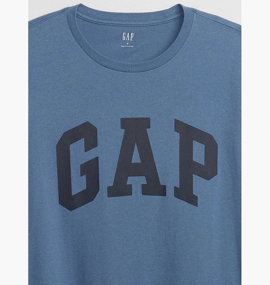 Футболка Gap Logo T-Shirt Blue 547309471 фото 6 — интернет-магазин Tapok