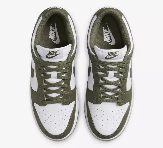 Кроссовки Nike Dunk Low Medium Olive/White Dd1503-120 фото 4 — интернет-магазин Tapok