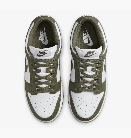 Кроссовки Nike Dunk Low Medium Olive/White Dd1503-120 фото 12 — интернет-магазин Tapok