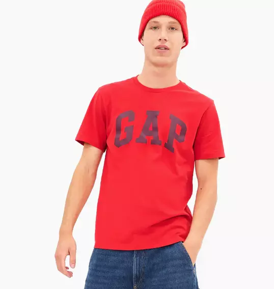Футболка Gap Logo T-Shirt Red 547309421 фото 1 — інтернет-магазин Tapok