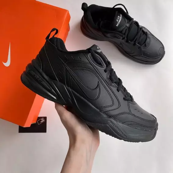 Кроссовки Nike Air Monarch Iv Black 415445-001 фото 4 — интернет-магазин Tapok