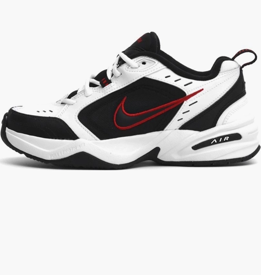 Кроссовки Nike Air Monarch Iv White/Black-Varsity Red 415445-101 фото 13 — интернет-магазин Tapok