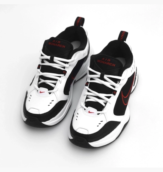 Кроссовки Nike Air Monarch Iv White/Black-Varsity Red 415445-101 фото 15 — интернет-магазин Tapok