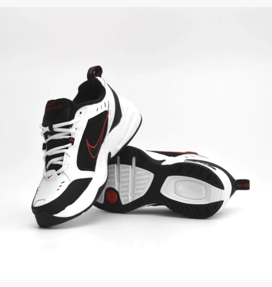 Кроссовки Nike Air Monarch Iv White/Black-Varsity Red 415445-101 фото 16 — интернет-магазин Tapok