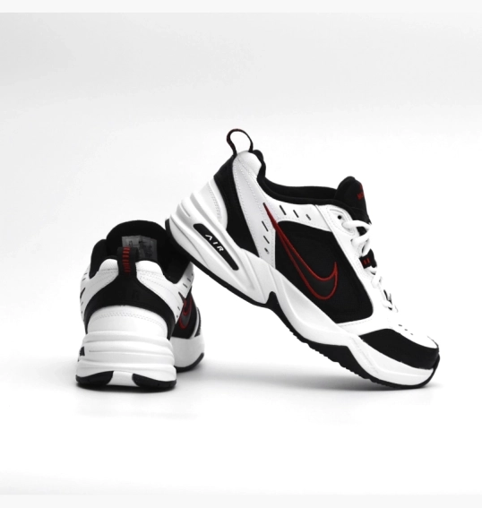 Кроссовки Nike Air Monarch Iv White/Black-Varsity Red 415445-101 фото 17 — интернет-магазин Tapok