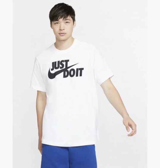 Футболка чоловіча Nike M Nsw Tee Just Do It Swoosh White AR5006-100 фото 11 — інтернет-магазин Tapok