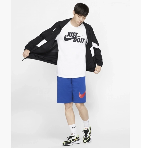 Футболка чоловіча Nike M Nsw Tee Just Do It Swoosh White AR5006-100 фото 14 — інтернет-магазин Tapok