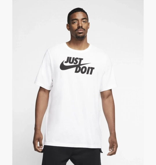 Футболка чоловіча Nike M Nsw Tee Just Do It Swoosh White AR5006-100 фото 15 — інтернет-магазин Tapok