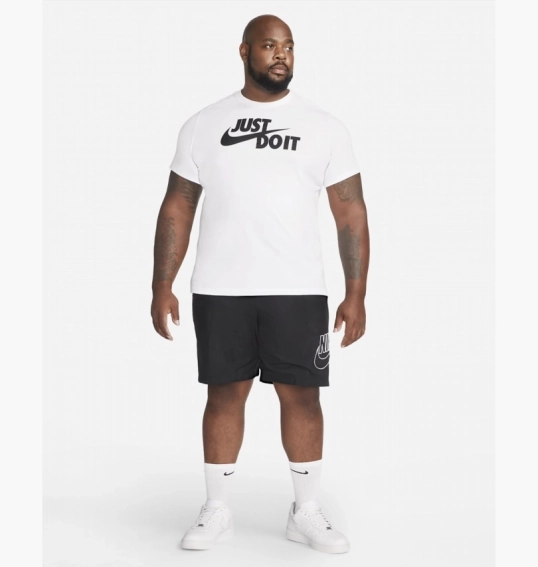 Футболка чоловіча Nike M Nsw Tee Just Do It Swoosh White AR5006-100 фото 19 — інтернет-магазин Tapok