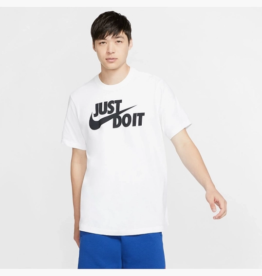 Футболка чоловіча Nike M Nsw Tee Just Do It Swoosh White AR5006-100 фото 10 — інтернет-магазин Tapok